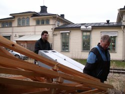 N&aring;gra arbetsdagsdeltagare. Klicka f&ouml;r fler bilder!