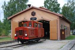 Lokomotor Z4tu 316 framf&ouml;r lokstallet. Klicka f&ouml;r fler bilder!